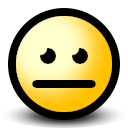 emoticon - neutral